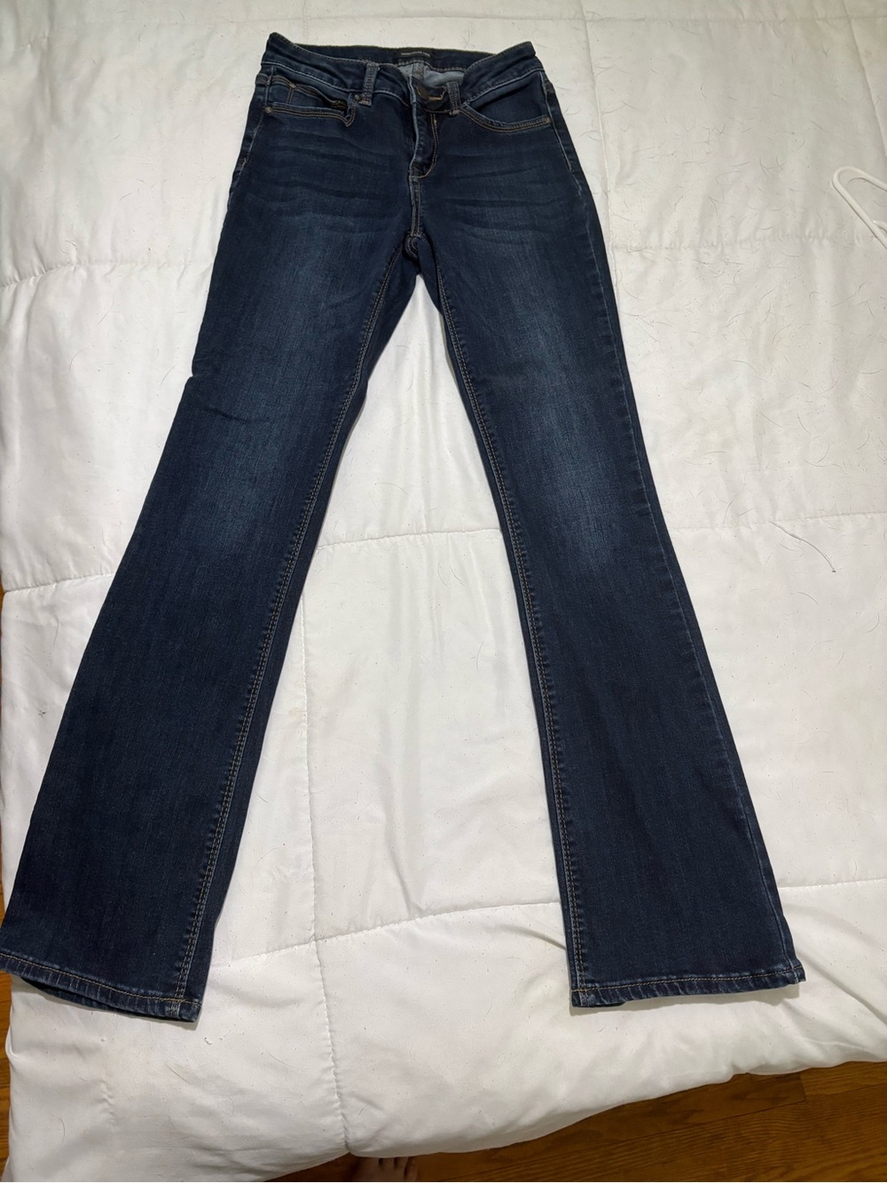 Dark Blue Women's Bootcut Jeans - Classic Everyday Fit